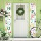 Hello Spring Banner Wildflower Spring Door Banner Welcome Spring Banners for Front Door Spring Decorations for Yard Indoor Outdoor